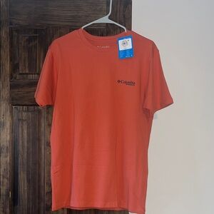 Columbia Men's Burnt-Orange Short Sleeve Tee